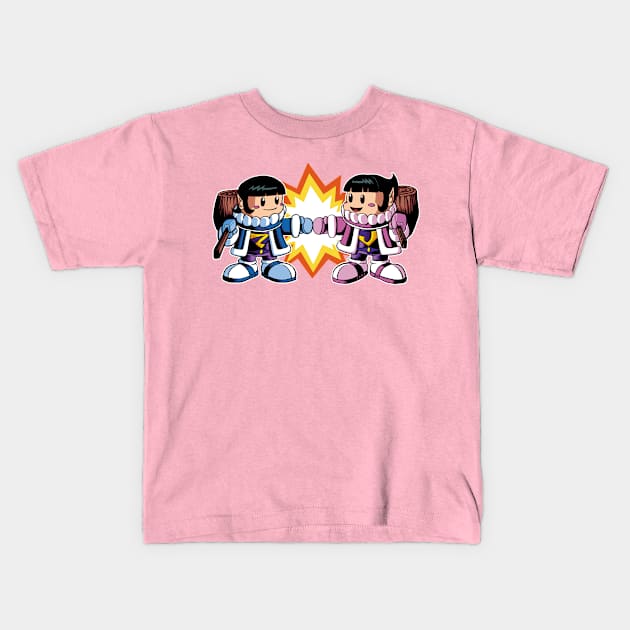 Wonderclimbers Kids T-Shirt by biggedy